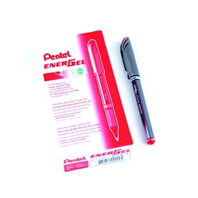 Abbildung von Pentel BL27 Energel Plus Liquid Gel Roller mit Metallspitze, 0.35 mm, schwarz, 1 Stück (12er Pack)