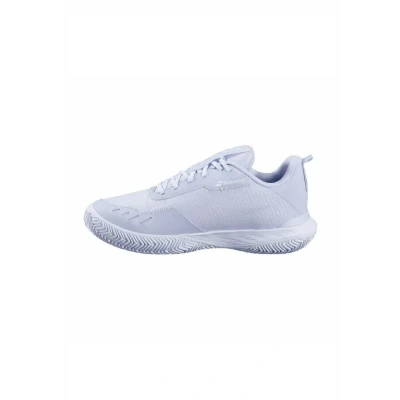 Abbildung von Babolat Tennisschuh für Sandplätze, Damen, Größe: 40.5, Xenon blue white Schuhe