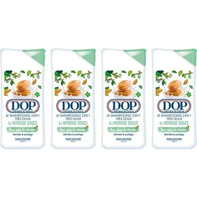 Abbildung von DOP Shampoo, sehr weich, mit Mandel, 2 in 1, für alle Arten von Haaren, 400 ml, 1 Stück