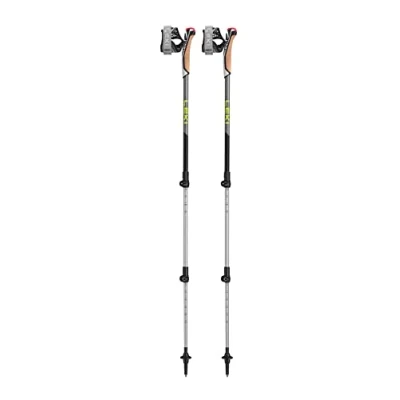 Abbildung von Leki Nordic Walking Traveller ALU Vario Ski/Snowboard Zubehör, Größe: One Size, Schwarz gelb