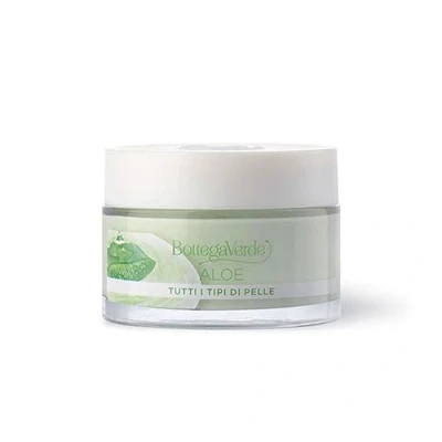 Abbildung von Bottega Verde, Aloe Gesichtscreme 24 Stunden feuchtigkeitsspendend, beruhigend, aufhellend mit 30% Bio Saft (50 ml) für alle Hauttypen
