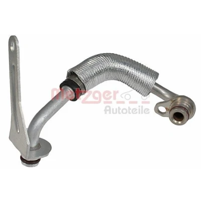 Abbildung von METZGER 4010381 Kühlmittelrohrleitung Motorblock BMW: 5 Touring, 2 Cabrio, 4 Gran Coupe