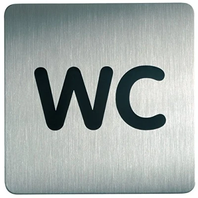 Abbildung von DURABLE Piktogramm WC 15 cm x