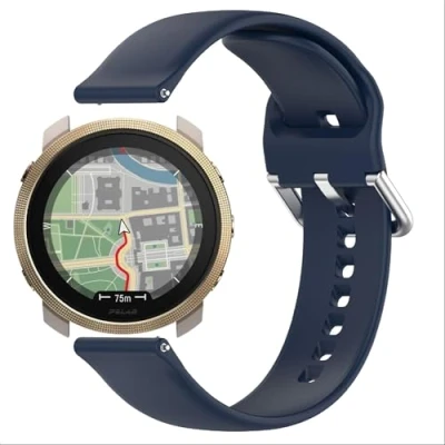 Abbildung von GIOPUEY Armband Kompatibel mit Polar Vantage M3, Weiches Silikon [Verschleißfest] [Atmungsaktiv] Ersatzarmband Dark Blue