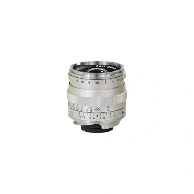 Abbildung von ZEISS Ikon Biogon T* ZM 2/35 Weitwinkel Kameraobjektiv für Leica M Mount Entfernungsmesser Kameras, Silber
