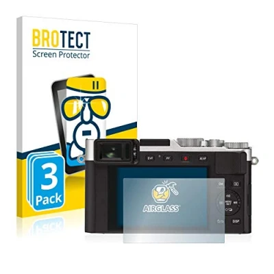Abbildung von BROTECT Schutzglas für Leica D Lux 7 (3 Stück) Schutzfolie Panzer Folie Glas [Extrem Kratzfest 9H, Anti Fingerprint, Ultra Transparent]