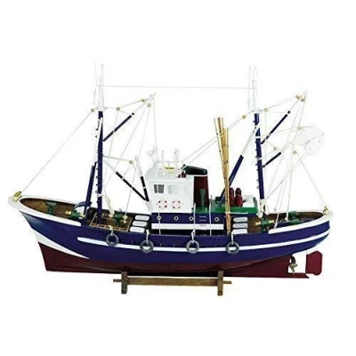 Abbildung von linoows Großer Fischkutter, Fischerboot, Zweimast Kutter Schiffsmodell Modellboot