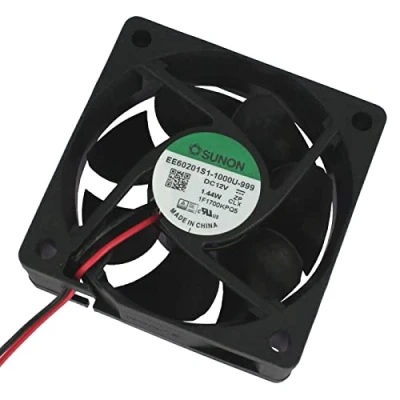 Abbildung von Lüfter, 12 V DC, 1,44 W, 60 x 20 mm, 38,3 m3/h, 4700U/min, SUNON EE60201S11000U999