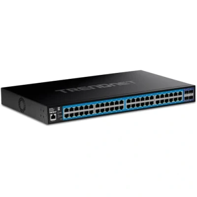Abbildung von TRENDnet TEG 3524S 52 Port Gigabit Web Smart Switch mit 10G SFP+ Ports, 48 x 4 Netzwerk Ethernet