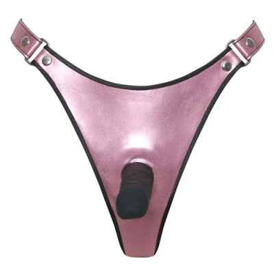 Abbildung von Strap on String mit Silikon Naturdildo