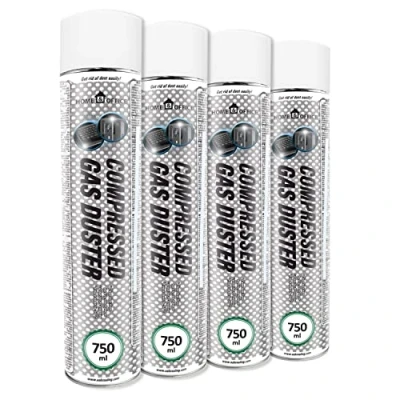 Abbildung von Reinigungspray 4X 750ml AABCOOLING Home&amp;Office Druckluftspray Gas Duster K3, Luft Spraydose, Reinigungsgeräte, Büromaterial,