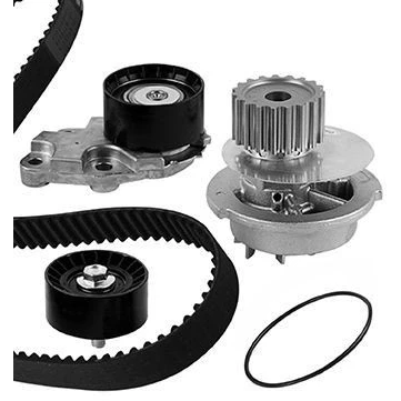 Abbildung von Wasserpumpe + Zahnriemensatz METELLI 30 0695 1