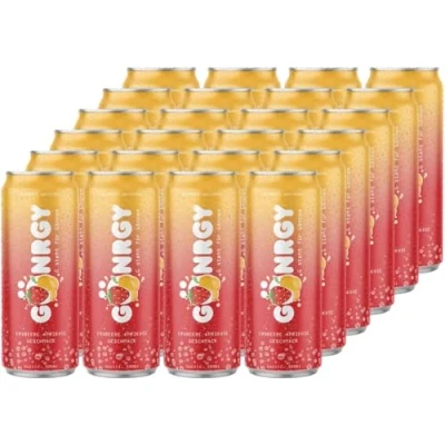 Abbildung von Erdbeere Aprikose GÖNRGY Energy Drink by MontanaBlack 24x 500ml inkl. 6 DPG Pfand