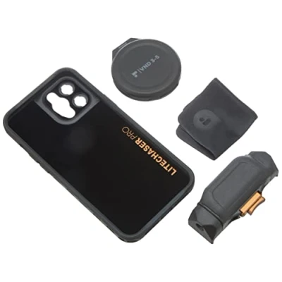 Abbildung von PolarPro LiteChaser iPhone 12 Pro MAX VND Kit Protective case Corresponding Grip Variable ND Filter Lens Cap Compatible with Moment M Series Lenses MagSafe
