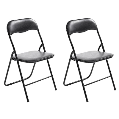 Abbildung von CLP Klappstuhl Felix (2er Set), klappbar, pflegeleicht, gepolstert
