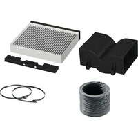 Abbildung von Bosch DWZ1CB1I4 Zubehör für Dunstabzüge, Clean Air Standard Umluftset (5 teilig), Made in Germany