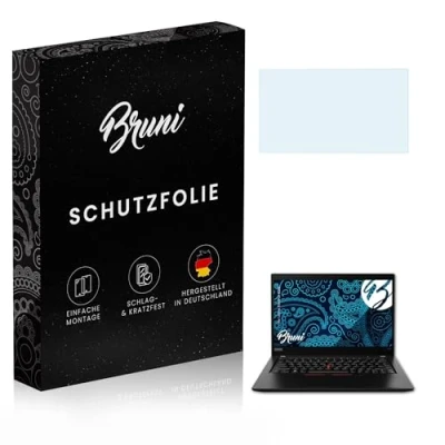 Abbildung von Bruni Schutzfolie kompatibel mit Lenovo ThinkPad X390 Folie, glasklare Displayschutzfolie (2X)