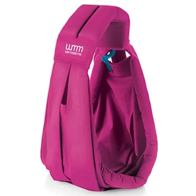 Abbildung von We Made Me Smile Lite Baby Sling, Babytrage, fünf Tragepositionen, 3,615,9 kg (024 M.), Fuchsia Rosa