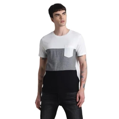 Abbildung von JACK&amp;JONES Herren JJSHANE Tee SS Crew Neck T Shirt, Black, S