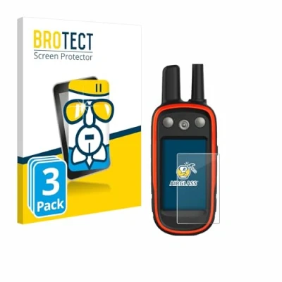 Abbildung von BROTECT Schutzglas für Garmin Atemos 100 (3 Stück) Schutzfolie Panzer Folie Glas [Extrem Kratzfest 9H, Anti Fingerprint, Ultra Transparent]