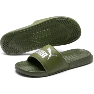 Abbildung von Puma Popcat, Unisex Erwachsene Dusch &amp; Badeschuhe, Grün (Olivine Silver 40), 47 EU