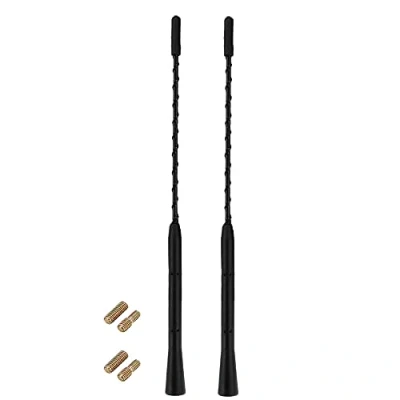 Abbildung von WANGCL Universelle Autoantenne, Auto Audio oder Video Antenne, Ersatz für FM/AM/DAB Dachantenne Schrägheck, SUV, LKW, Lieferwagen, 27,9 cm, 2 Stück