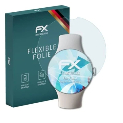 Abbildung von atFoliX Schutzfolie kompatibel mit Fitbit Google Pixel Watch 2 Folie, ultraklare und flexible FX Displayschutzfolie (3X)