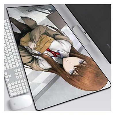 Abbildung von Mauspad Steins Gate Speed ​​Gaming Mauspad, 900X400mm Erweitertes XXL großes Mousemat mit 3mm starker Basis, Perfekte Präzision und Geschwindigkeit, O