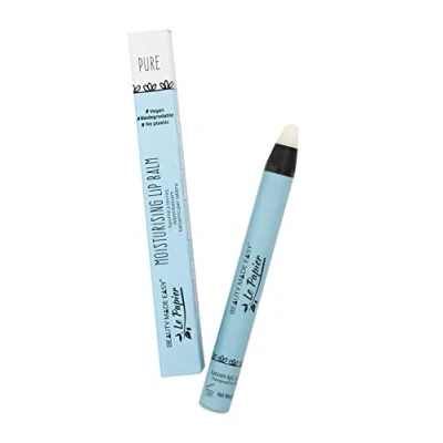 Abbildung von Beauty Made Easy Le Papier feuchtigkeitsspendender, veganer Lippenbalsam ohne Plastik, mit Shea Butter PURE 1 x 6g