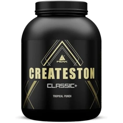 Abbildung von PEAK Createston Classic+ 3090g Geschmack Tropical Punch I 30 Portionen Post Workout ALL In One über 60 Schlüsselsubstrate Proteinquelle: Whey Protein + Kollagen Creatin mit Kohlenhydraten 3090 g