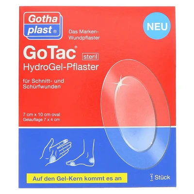 Abbildung von Gotac Hydrogel pflaster 7x10 cm steril 1 St