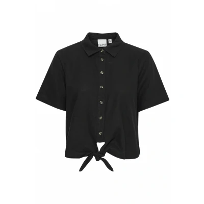 Abbildung von ICHI Ihlino SH Hemdbluse, Damen, Größe: 38, Black