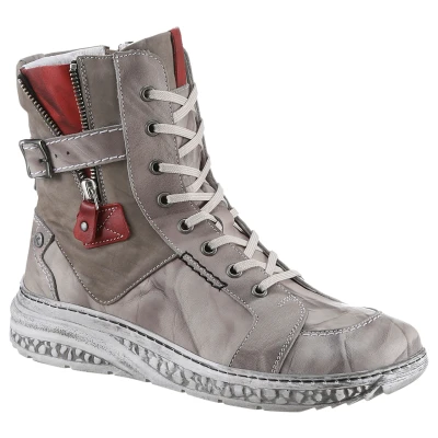 Abbildung von KRISBUT Winterboots, Schnürboots, Stiefel, Komfortschuh in sehr weiter Form