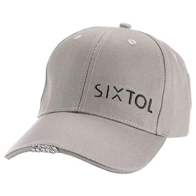 Abbildung von SIXTOL B Cap Baseballmütze mit LED Licht 25lm Aufladen über USB Universalgröße Grau