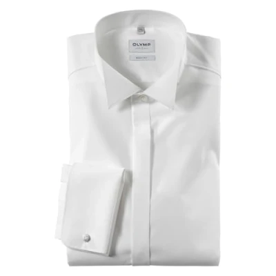 Abbildung von Olymp Level Five BODY FIT Businesshemd offwhite, Herren, Größe: 43, Off white
