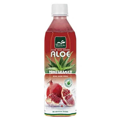 Abbildung von Aloe Vera Drink Pomegranate, erfrischendes Getränk mit echter Vera, Pfand DPG, 1 x 500 ml