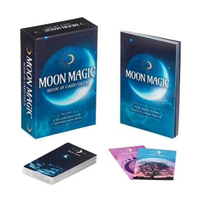 Abbildung von Moon Magic Book &amp; Card Deck: Includes a 50 Deck and 128 Page Guide (Arcturus Oracle Kits)