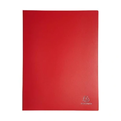 Abbildung von 8 x Exacompta Sichtbuch A4 100 Hüllen rot