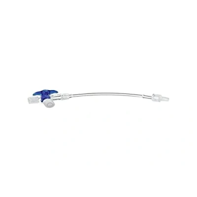 Abbildung von Discofix C Dreiwegehahn blau m.25 cm Sch 1 St
