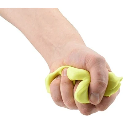 Abbildung von ATC Handels GmbH Fitnessknete in Widerstandsgrad mittel 85g Dose für Handtraining, Anti Stress, Handmuskulatur, Feinmotorik formbar, vielseitig und stärkend