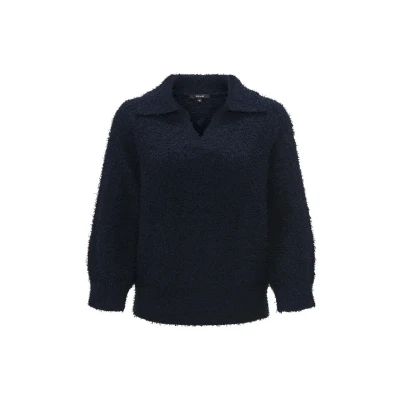 Abbildung von Opus Porasi Langarmshirt, Damen, Größe: 40, Coal blue