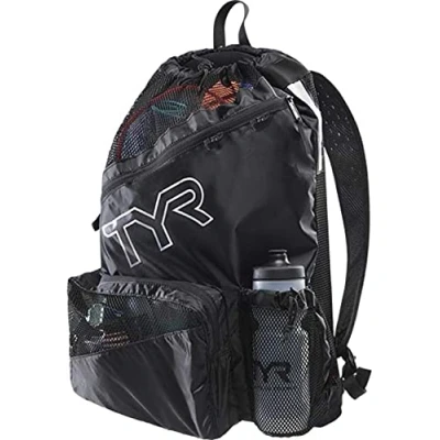 Abbildung von TYR ELITE MESH BACKPACK BLACK, LBMSHELT, Schwarz, Einheitsgröße