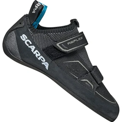 Abbildung von Scarpa Herren Reflex V Kletterschuhe, Black Gray FFX, 44 EU