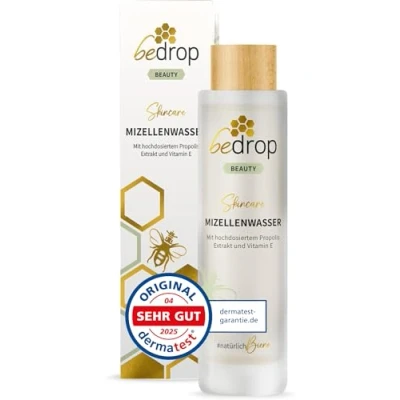 Abbildung von bedrop Mizellenwasser Tonikum Gesichtswasser mit Propolis Extrakt &amp; Vitamin E gegen unreine Haut Verfeinerung des Hautbildes, Gesichtsreinigung für jeden Hauttyp 150ml