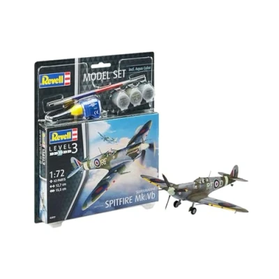 Abbildung von Revell 63897 Modellbausatz Supermarine Spitfire M im Maßstab 1:72, 120 Jahr(e)