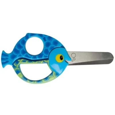 Abbildung von Fiskars Kinder Tierschere Mit Fisch Motiv 13cm Ab 4 Jahren
