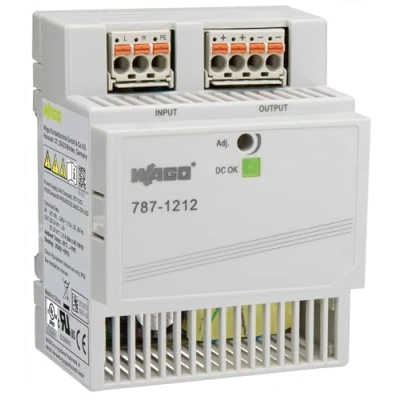 Abbildung von WAGO Compact Stromversorgung 787 1212 1 phasig, Power supply Primär getaktet, Hutschienen Netzteil (DIN Rail), DC 24 V, 2,5 A, OK LED