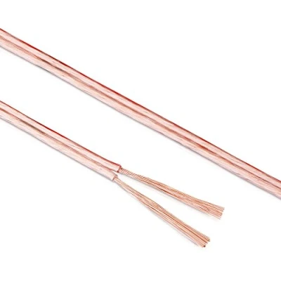 Abbildung von Manax SC2150T 20 Lautpsrecherkabel 2x1,50 mm² CCA (Boxenkabel/Audiokabel), Ring m, transparent