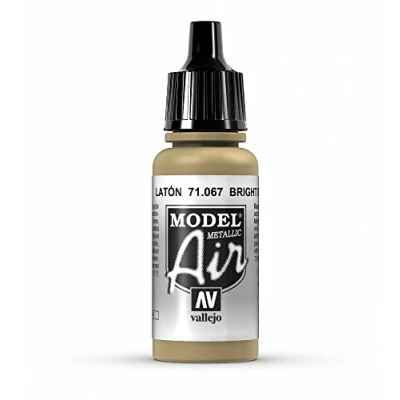 Abbildung von Vallejo Model Air Acrylfarbe, 17 ml Metallic Bright Brass