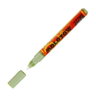 Abbildung von Molotow Permanentmarker One4All 127 HS nachfüllbar 2mm metallic hellgr